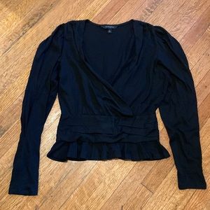 Banana Republic Wrap Long-sleeve Shirt Size S